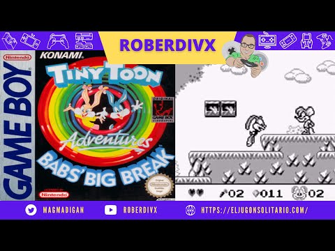 Tiny Toon Adventures Babs'Big Break - JUEGO COMPLETO - Gameplay Comentado