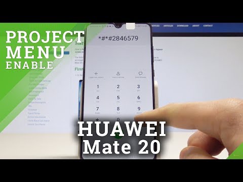 How to Enable Project Menu in HUAWEI Mate 20 - EMUI Hidden Mode