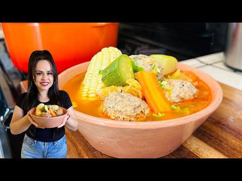 COMO PREPARAR LAS MEJORES ALBONDIGAS DE RES CON CALDO FACIL