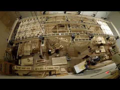 "No Spectators: The Art of Burning Man" -  Installation Time-Lapse of David Best's "Temple"