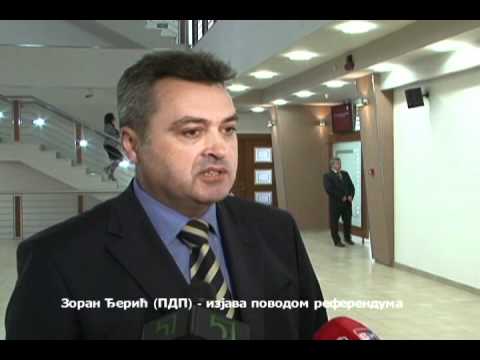 Зоран Ђерић (ПДП) - изјава поводом референдума