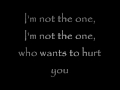 I'm Not the one - 3OH!3 w/ lyrics 