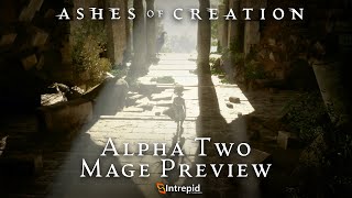 Игровой процесс за мага с демонстрацией способностей в MMORPG Ashes of Creation