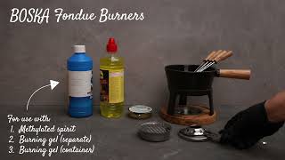 How do you fill & use the fondue burner? - Step-by-step instruction video - BOSKA 853518 (EN)