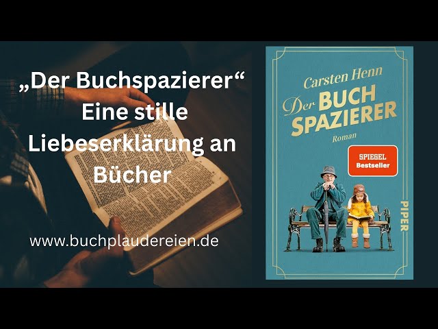Vídeo relacionado con Der Buch Spazierer: Roman