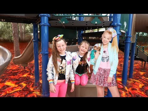 The Floor Is Lava in Real Life! JoJo's Closet! JoJo Siwa Newest Merch Scavenger Hunt!