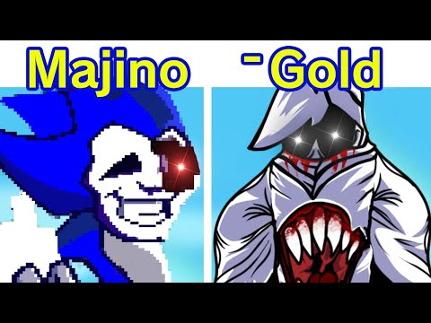 Friday Night Funkin' VS Majin Sonic Missingno & Minus Gold (Hypno's Lullaby/Lost Silver MonoChrome)