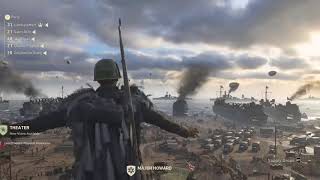 HOW TO GLITCH ON ROOF IN HQ - Call of Duty® WWII (Fall 38 ft Achievement)
