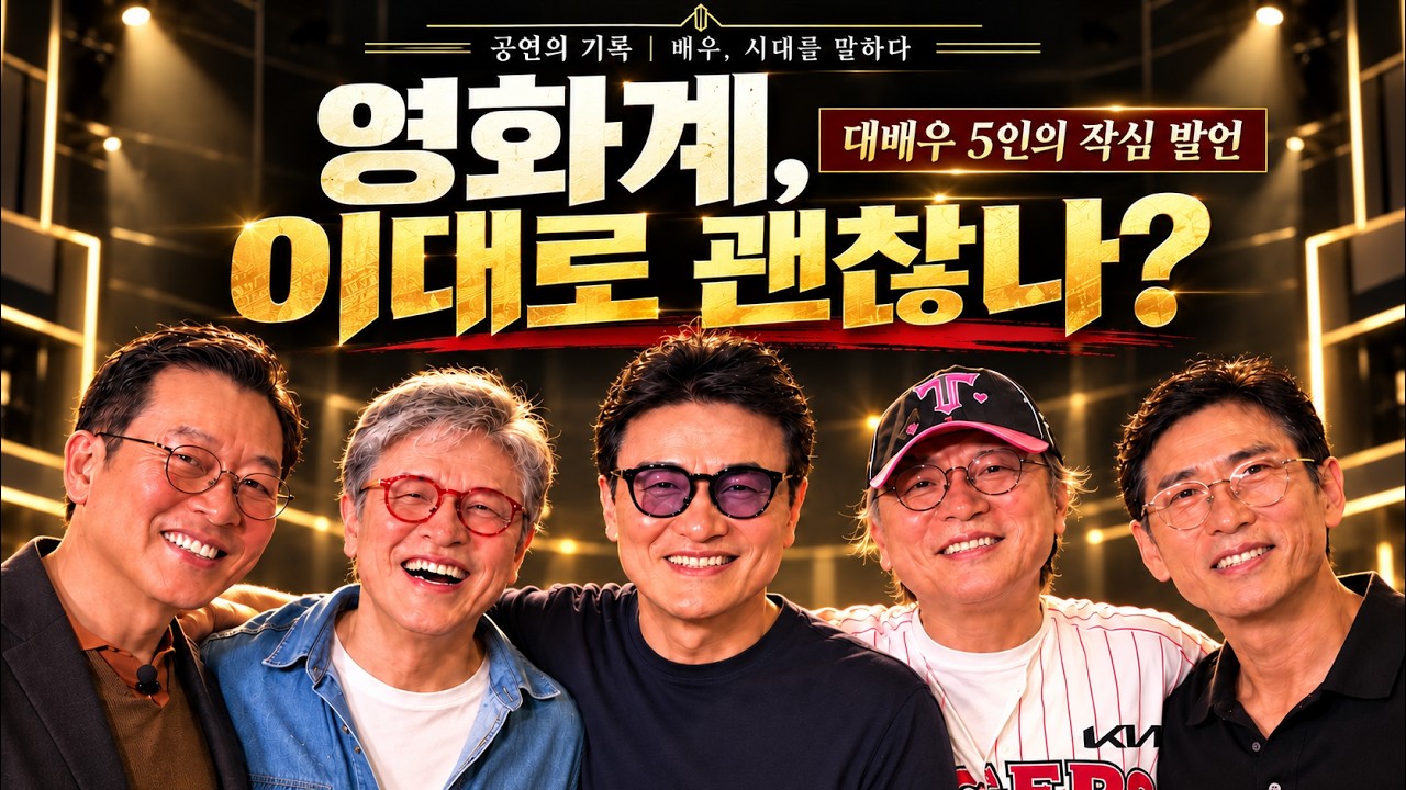 “배우로 산다는 건…” 대한민국 대표 배우 5인의 솔직한 고백