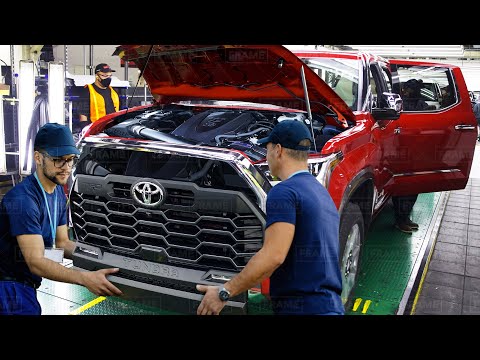 , title : 'Inside Toyota Best Mega Factory Producing the Massive Tundra Truck - Production Line'