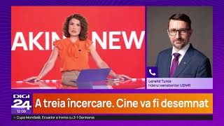 Lorand Turos: Este firesc ca acest pol de dreapta să aibă o propunere de premier
