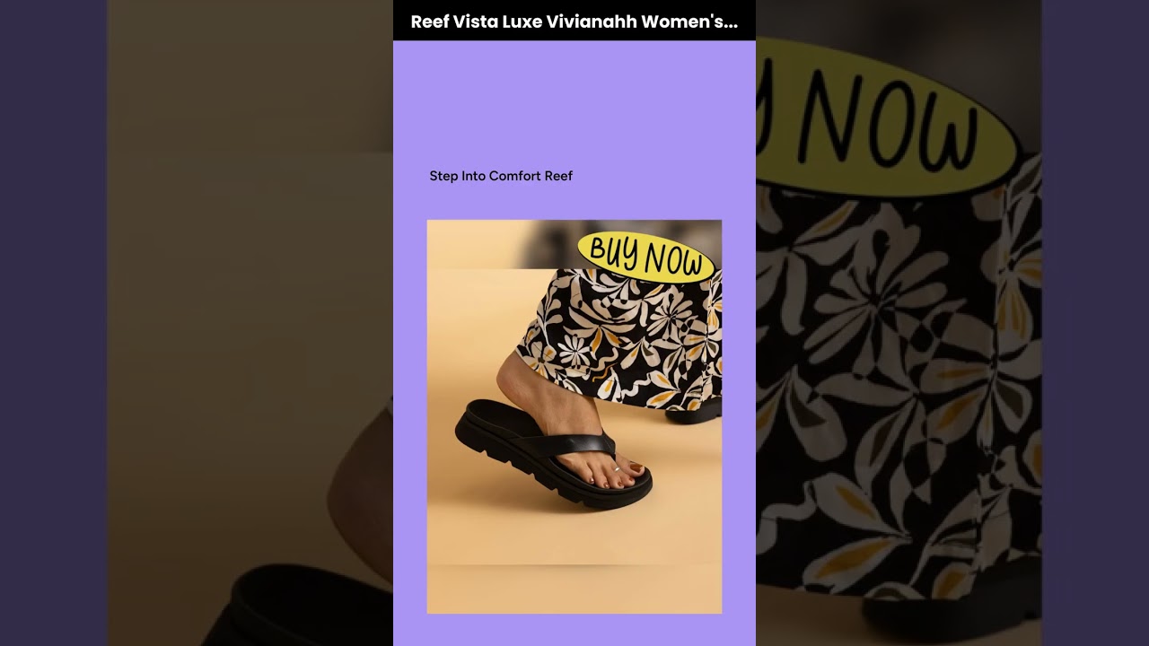Watch Reef Vista Luxe Vivianahh Women's Sandals video