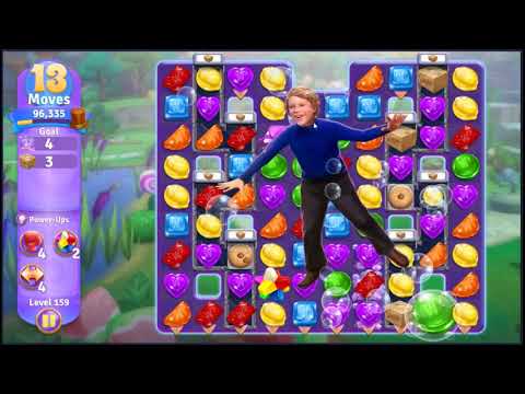Wonka's World of Candy Level 159 - NO BOOSTERS + FULL STORY 🍫 | SKILLGAMING ✔️