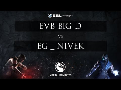 ESL MKX Pro League Season One Finals: RO 16 - EVB Big D VS EG_Nivek
