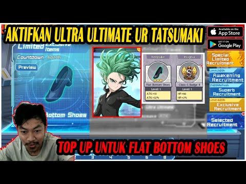 🔥🔥2.8JUTA RUPIAH UNTUK GACHA FLAT BOTTOM SHOES UR TATSUMAKI [KS B3] - ONE PUNCH MAN The Strongest
