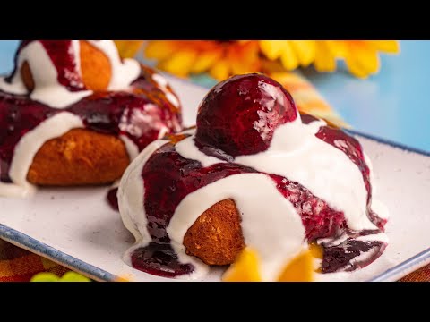 Papanasi moldovenesti cu branza de vaci - Idei de retete