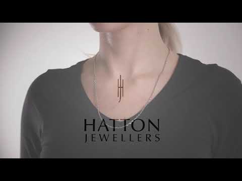 9ct White Gold Fine Diamond-cut Belcher Chain - 2.3mm - 16" - 24"