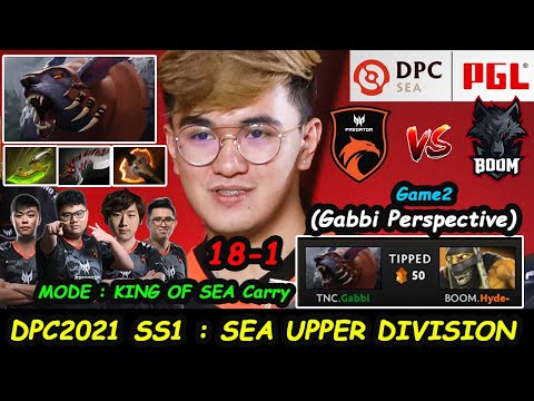TNC Predator vs BOOM Esports | Gabbi Ursa Mode King OF SEA Carry DPC 2021 Upper Division Game2
