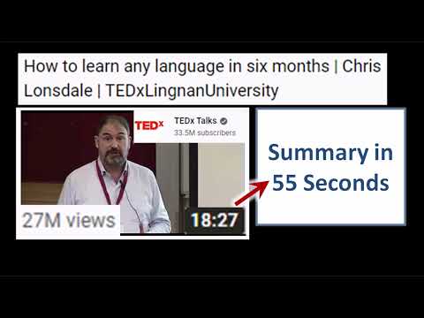 How to learn any language in six months | Chris Lonsdale | TEDxLingnanUniversity