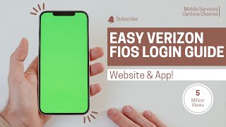 Easy Verizon Fios Login Guide (Website & App!) | Mobile Services Center