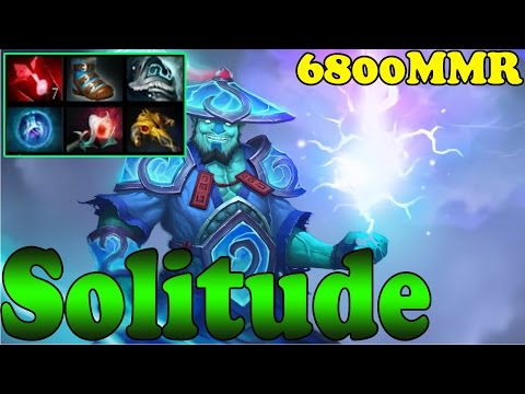 Dota 2 - Solitude 6800 MMR Plays Storm Spirit Vol 2 - Ranked Match Gameplay!