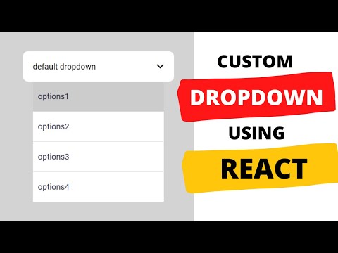 Custom Dropdownselect Using Reactjs Scss Beginner Reactjs Tutorial