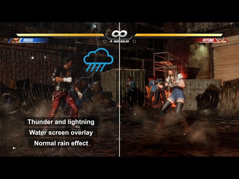 Realistic Rain Effect - Dead or Alive 6