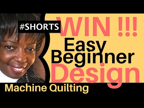 Machine Quilting Loopy Flowers #shorts