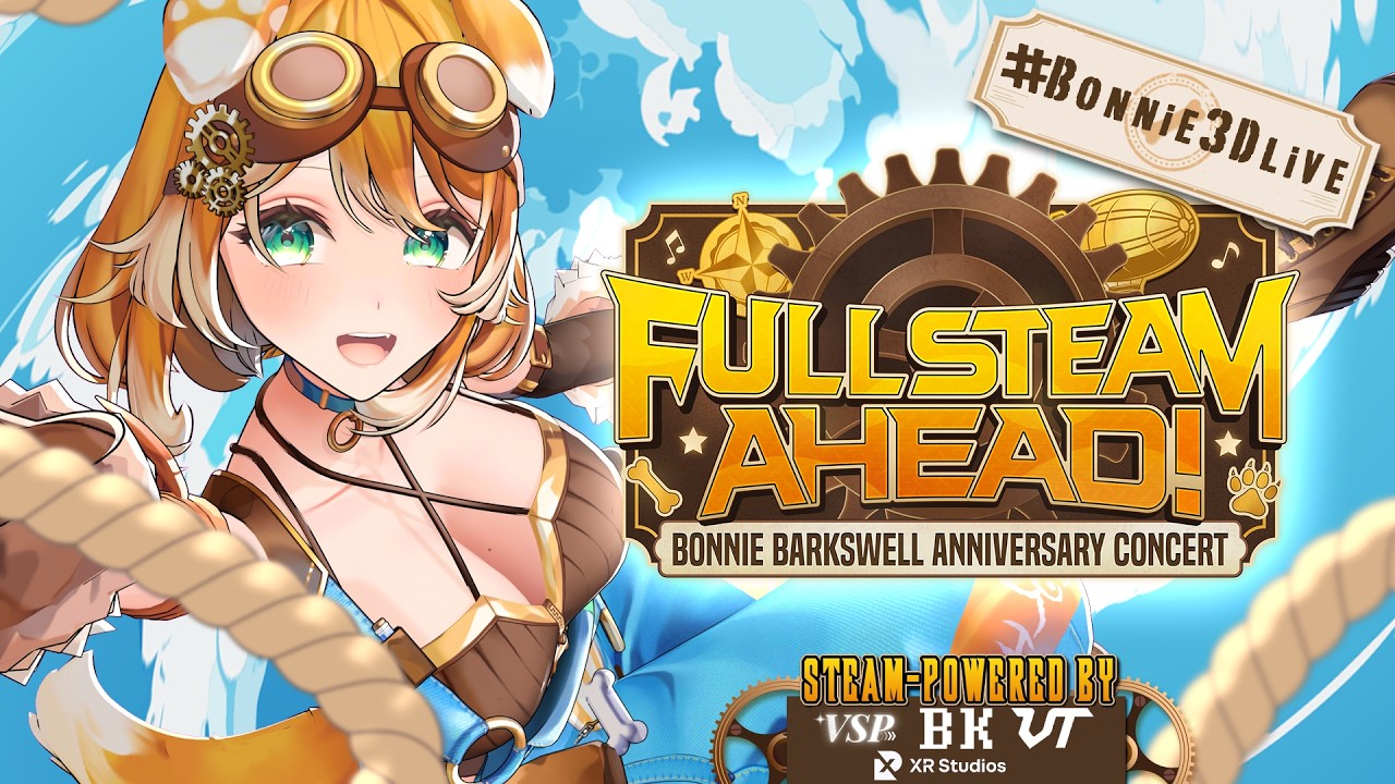 FULL STEAM AHEAD: Bonnie Barkswell Anniversary 3D Concert