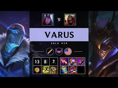 Varus Mid vs Zed - NA Master Patch 25.13