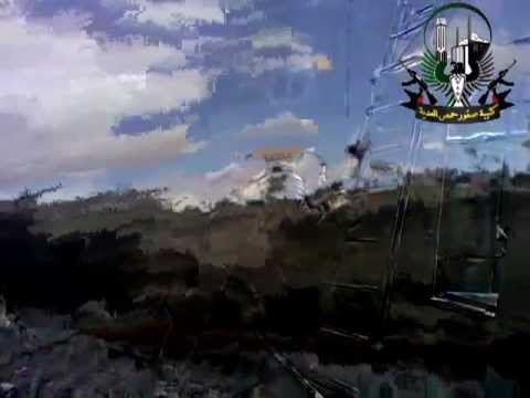 جولة ميدانية في نقاط رباط مقاتلي كتيبة صقور حمص العدية في جبهة باب تدمر في مدينة حمص