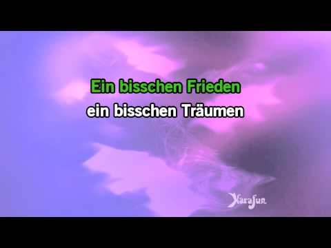 Karaoke Ein Bisschen Frieden - Nicole *