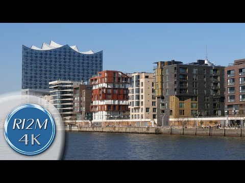 4K UHD Relaxing Video: Hamburg, Germany - HafenCity (Harbor City) - Video 2