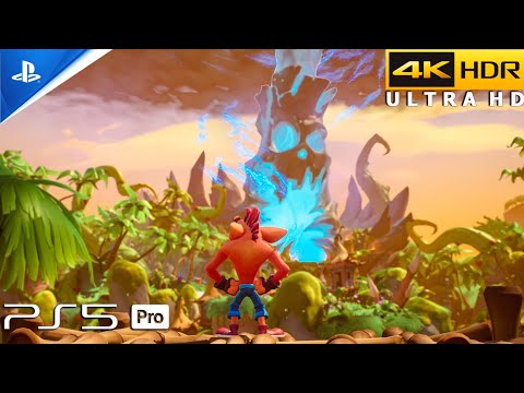 Crash Bandicoot 4: It's About Time (PS5 Pro) 4K 60FPS HDR Gameplay