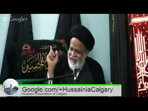 30 SAFAR 1435H.CALGARY CANADA | MAULANA SYED SAFI HAIDER | TANZEEMUL MAKATIB LUCKNOW