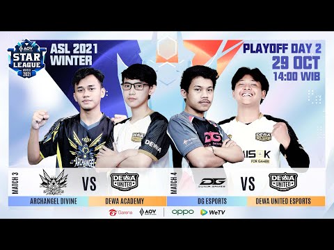 ASL 2021 Winter Playoff Day 2 - Garena AOV Indonesia