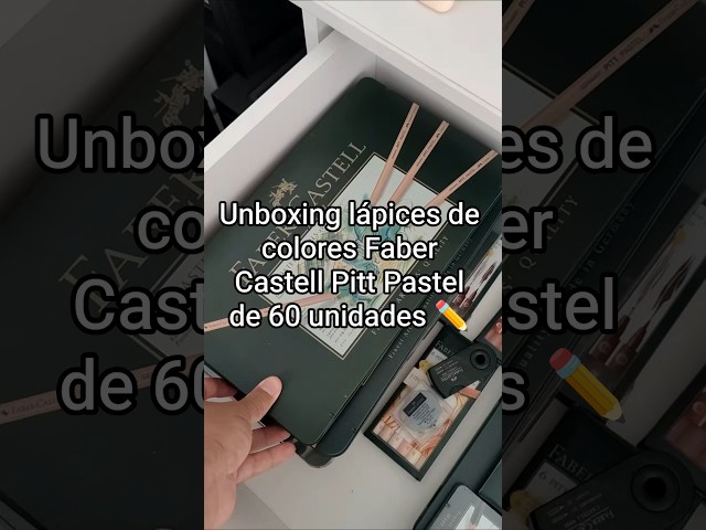 Vídeo relacionado con FABER-CASTELL 112124 - Estuche de metal con 24 ecolápices Pitt pastel, multicolor