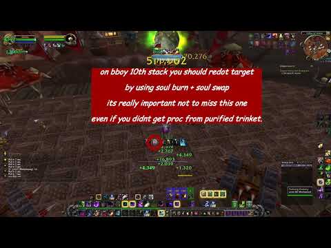 WoW MoP 5.4.8 Affliction Warlock Pve Guide tauri-evermoon Private Server!