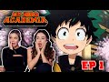 My Hero Academia Season 1 Episode 1 Reaction Izuku Midoriya Origin FIRST TIME WATCHING