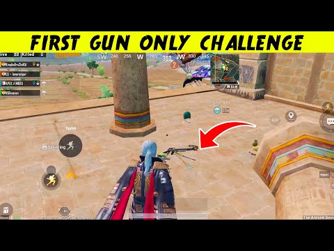 FIRST Gun i see Only Challenge *GONE WRONG* in PUBG Mobile