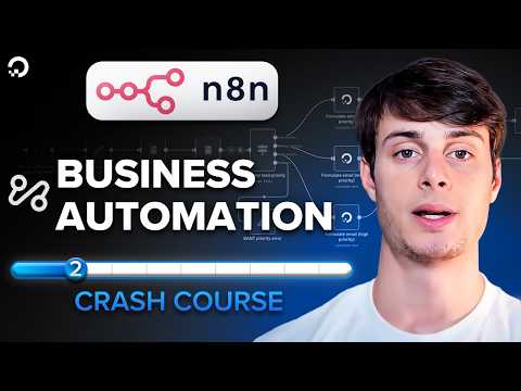 Automate your business with n8n - handling contact forms | COMPLETE n8n crash course [Part 2]