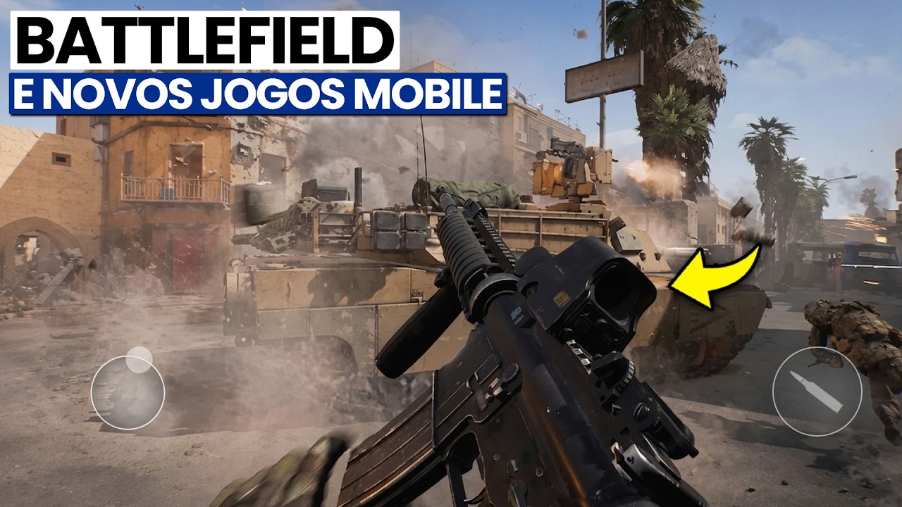 NOVO BATTLEFIELD Mobile e NOVOS JOGOS de PC e Consoles para Android e IOS
