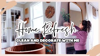 HOME REFRESH | CLEAN AND DECORATE MY HOME WITH ME BEFORE VACATION!