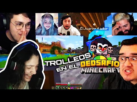 TROLLING STREAMERS IN MINECRAFT! CRAZY REACTIONS!