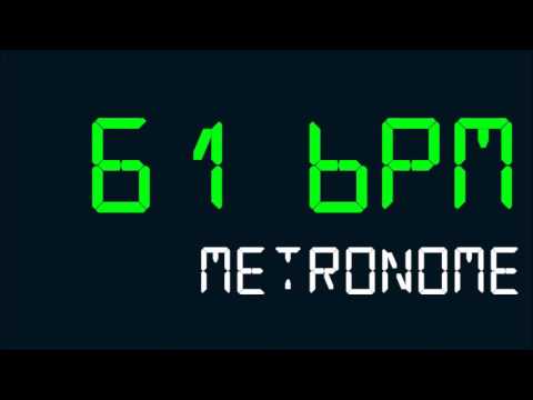 61 BPM (Beats Per Minute) Metronome