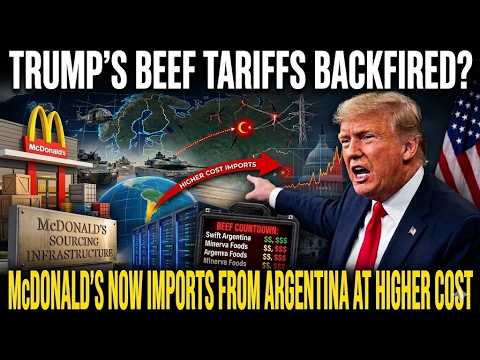 Trump’s Beef Tariffs Backfired? McDonald’s Now Imports From Argentina at Higher Cost