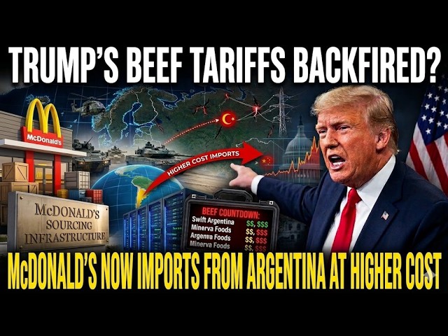 Trump’s Beef Tariffs Backfired? McDonald’s Now Imports From Argentina at Higher Cost