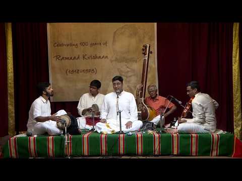 Ramnad Krishnan 100   BHARATH SUNDAR CONCERT 30 06 18