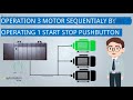 PLC PROGRAMMING PART 11 3 MOTOR OPERATED IN SEQUENTIAL BY USING 1 START STOP ONS INSTRUCTION