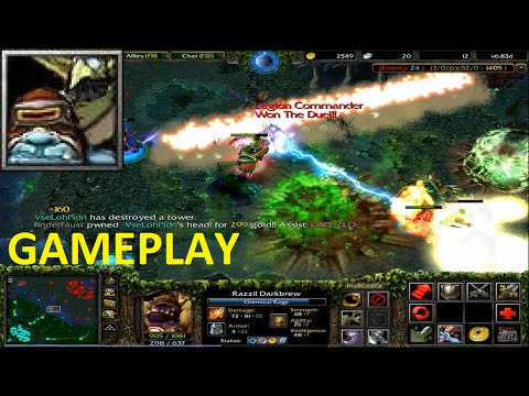 DotA 6.83d - Alchemist GAMEPLAY!